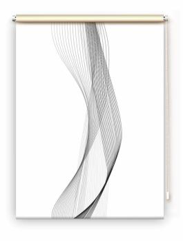 Rollo Stream 2 black, Rollo, Motivrollo, Rollo mit Druck, Fotorollo, bedrucktes Rollo, Fensterrollo,verdunkelndes Rollo, Sonnenschutz Rollo